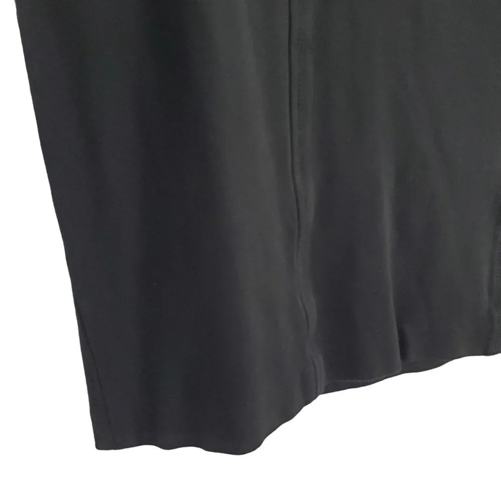 Ann Taylor Size 14 Skirt Button Detail Knee Ponte Knit Pencil Office Capsule